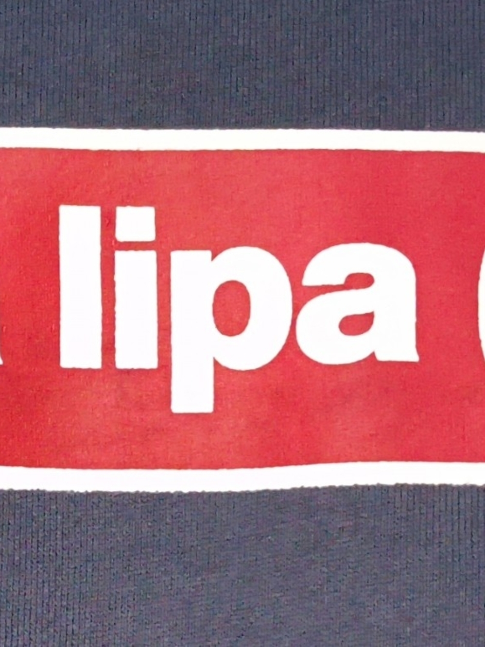 Dua Lipa Official Merch Navy Blue XL Unisex Hoodie
